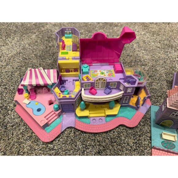 Vintage Polly Pocket Church And Mansion *no People* - Picture 5 of 5